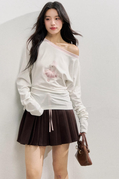 Rabbit Cotton Long-Sleeved T-Shirt