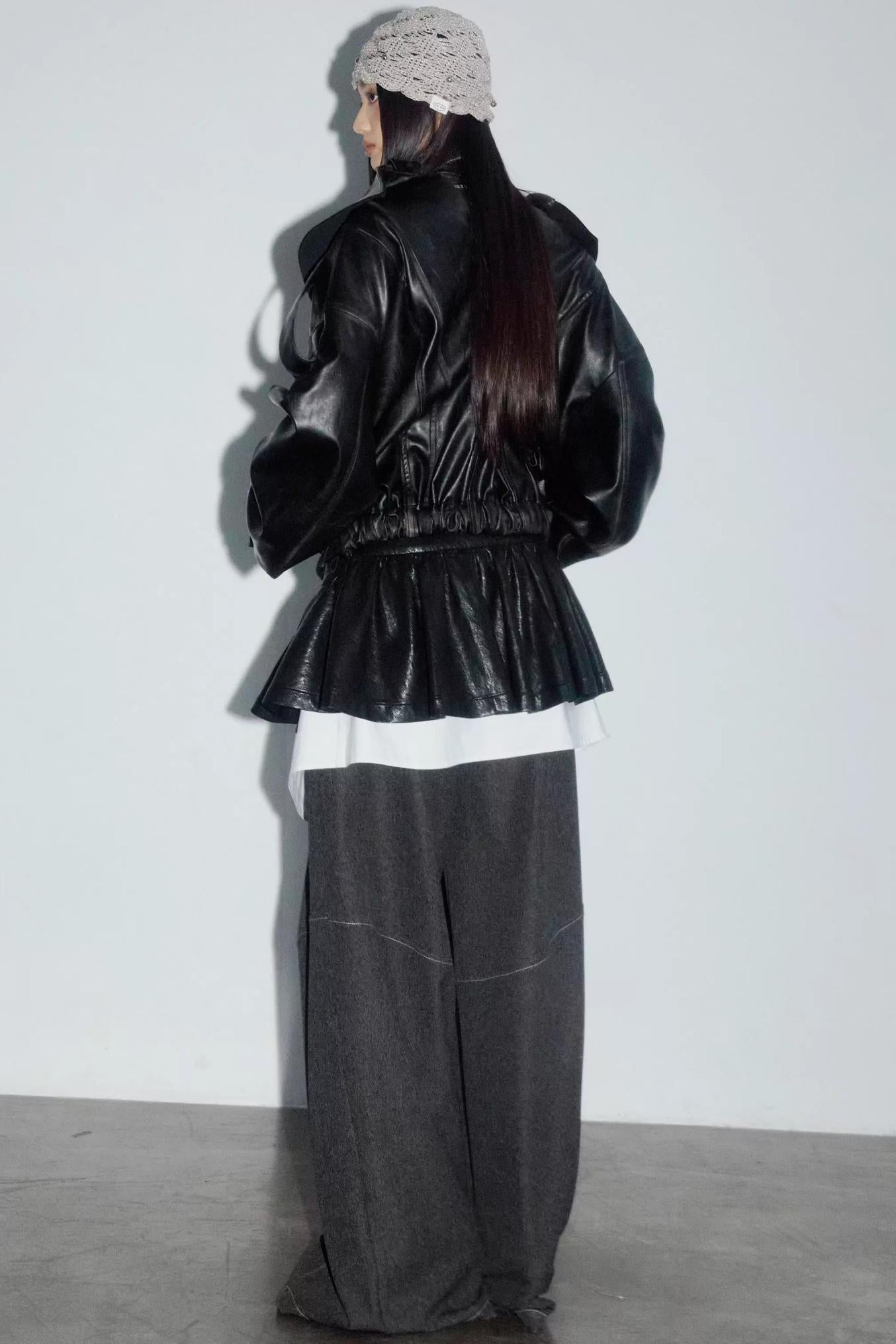 Dark Romantic Leather Jacket