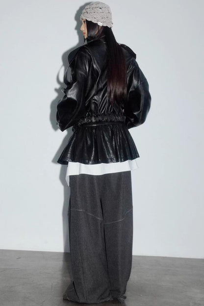 Dark Romantic Leather Jacket