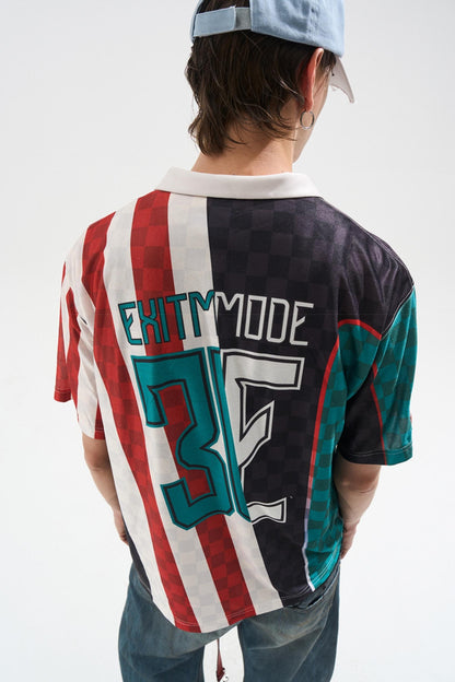 Digital Jersey Polo Top