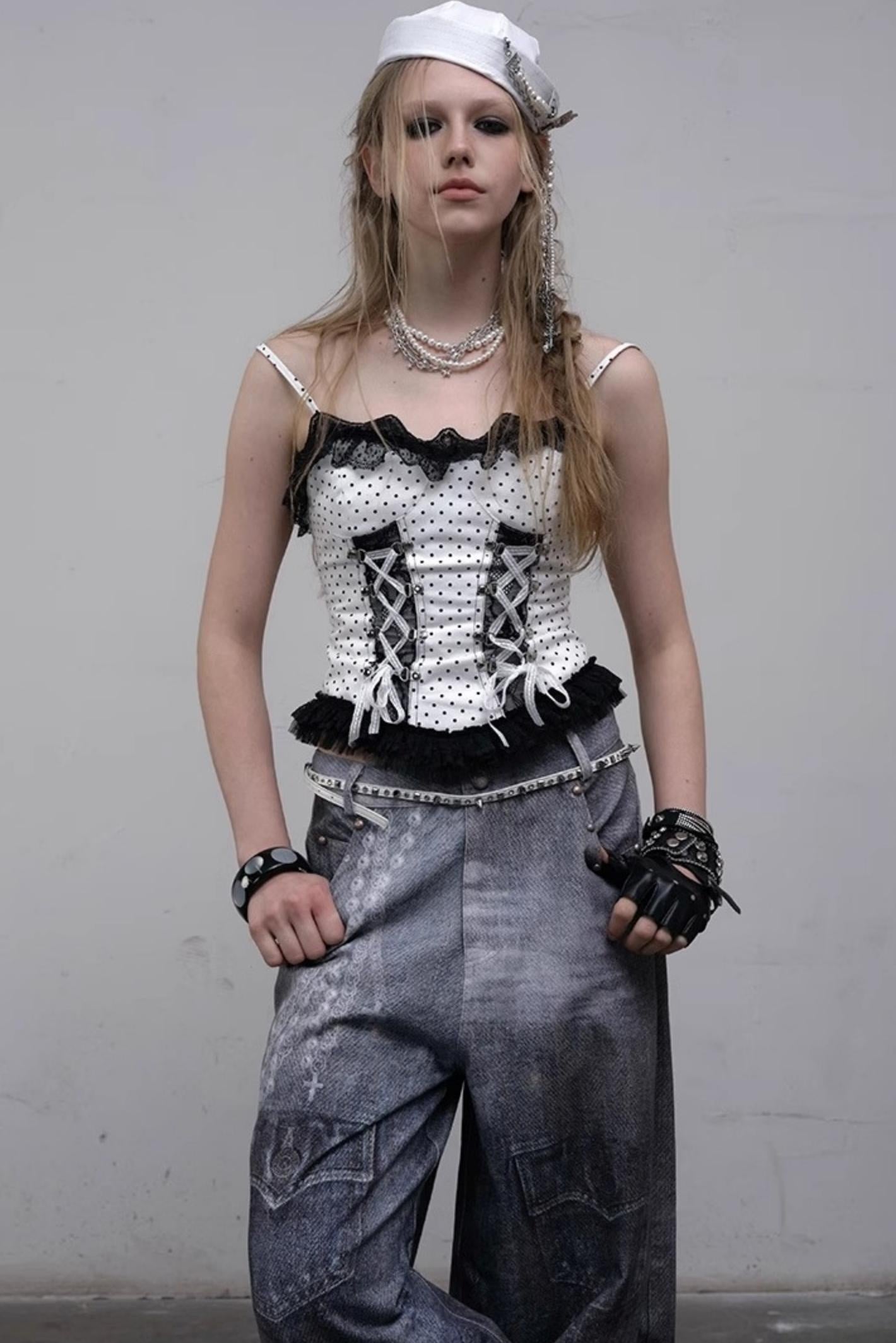 Gothic Lace Mini Top