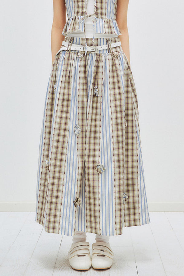 Floral Patchwork Bastier Skirt Set-Up