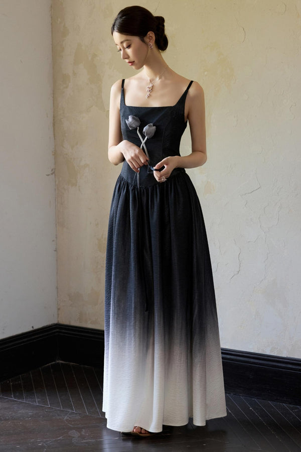 Romantic Tulip Halter Dress