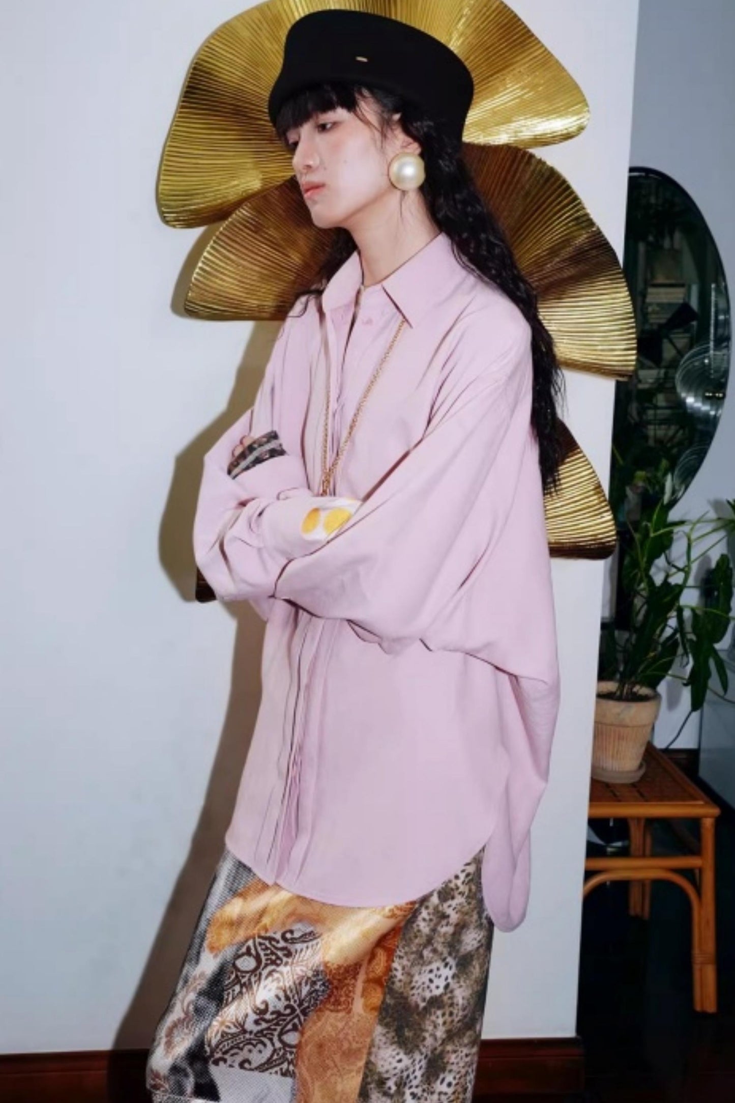 Vintage Brushed Loose Casual Top Shirt