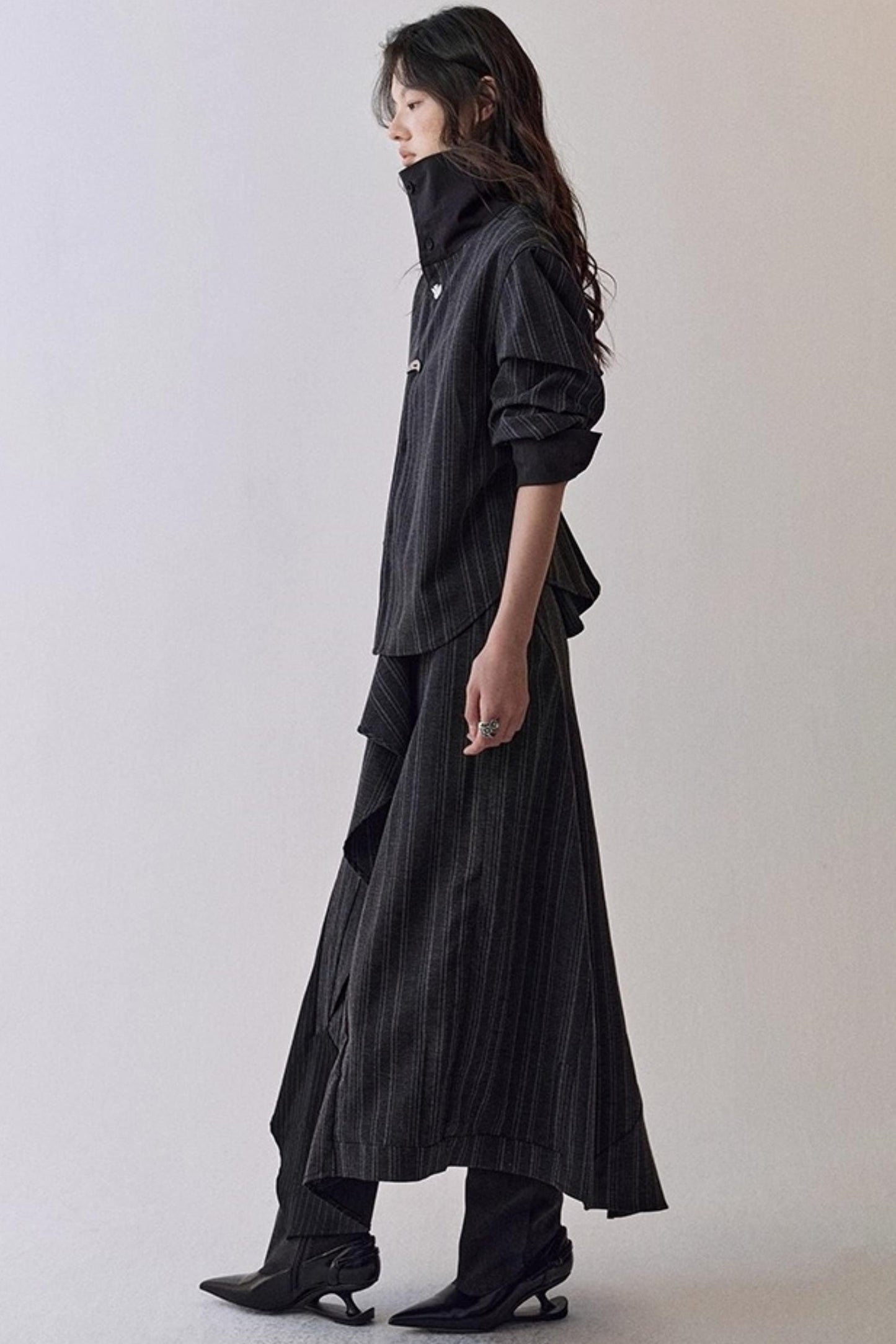 Deconstructed Skirt With Shirt Set-Up