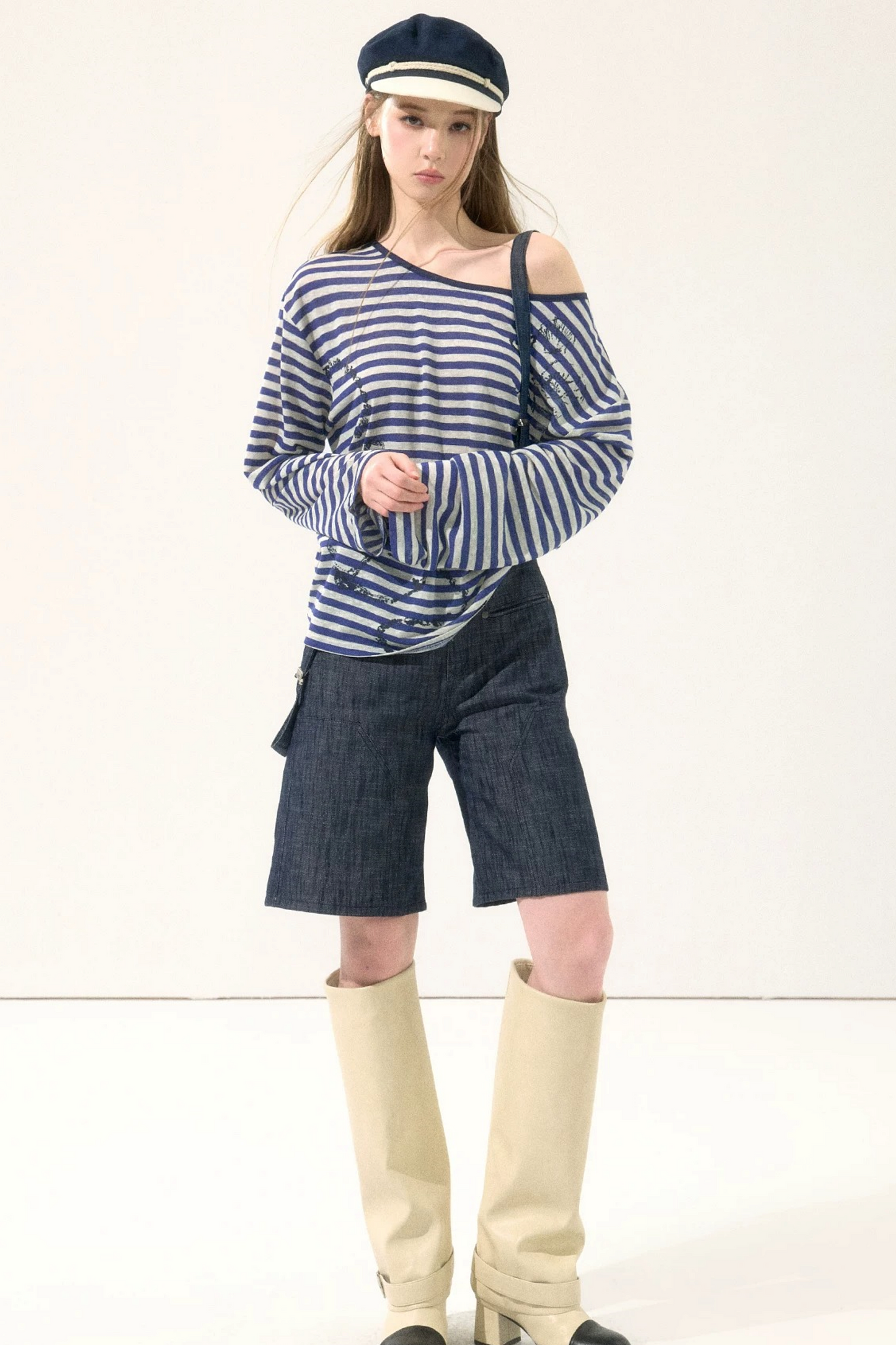 Versatile Striped Cover-Up Top