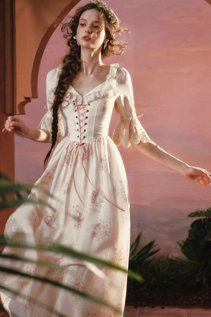 Pink Floral Dress