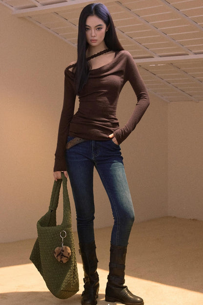 Pure Desire Off-Shoulder Sweater