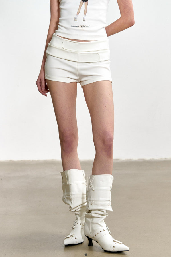 Chic Splice Hot Pants
