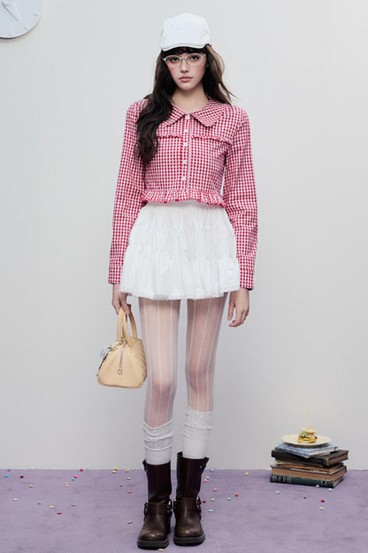 Check Relax Short Shirt