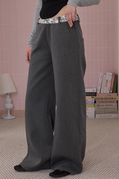 Retro Fit Lace Pants