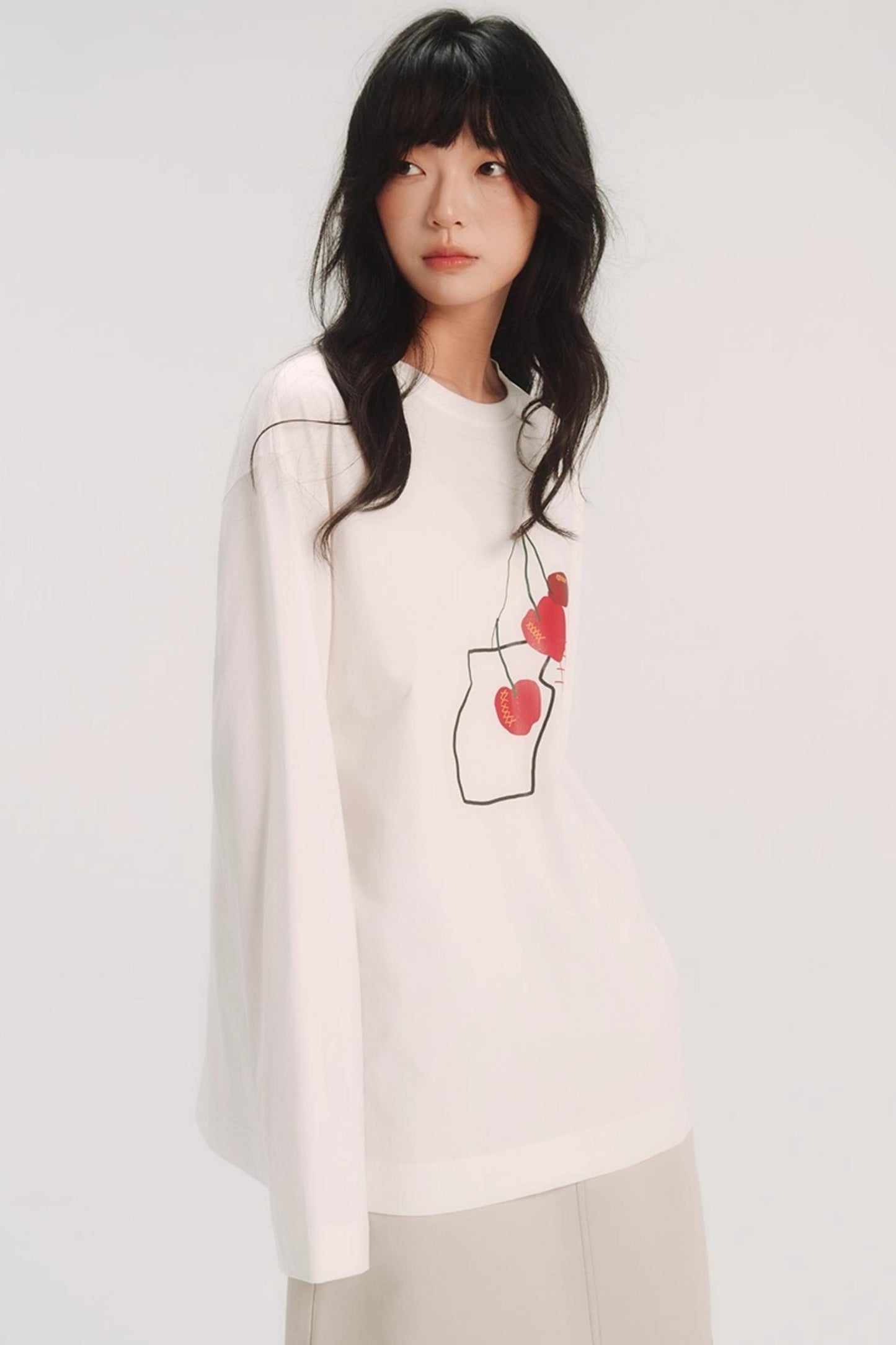 Cherry Print Graphic T-Shirt
