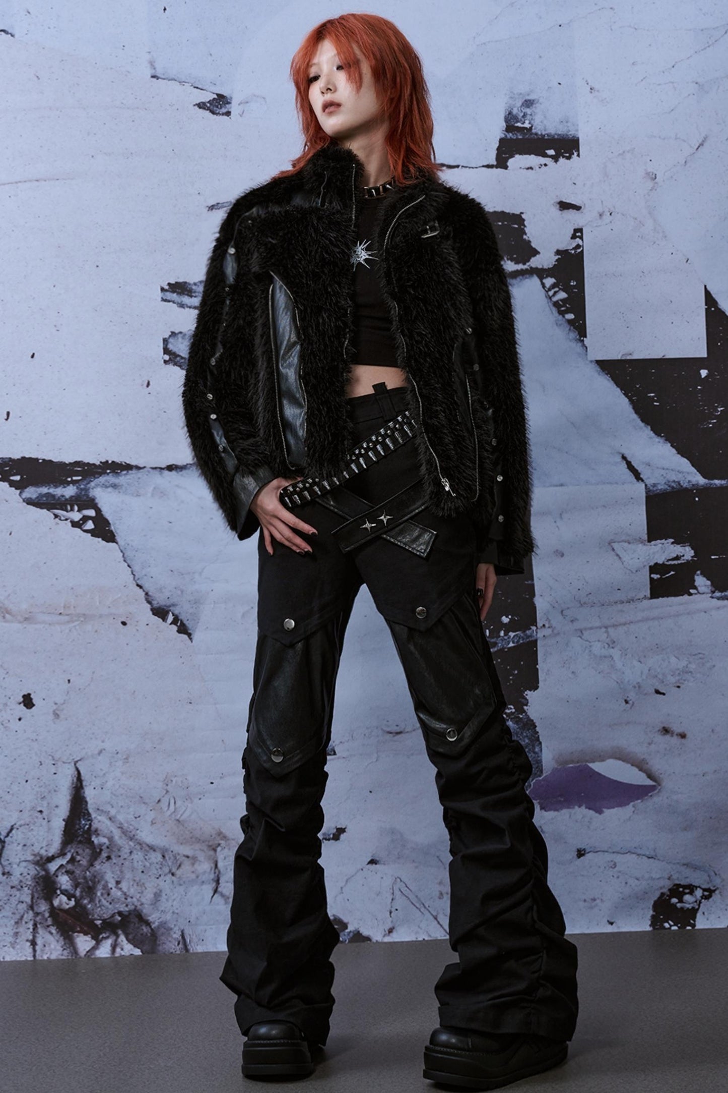 Street Style Patchwork Jeans