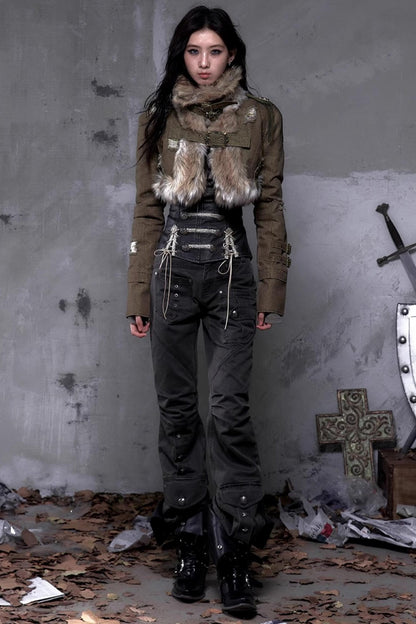 Slimming Leather Pants