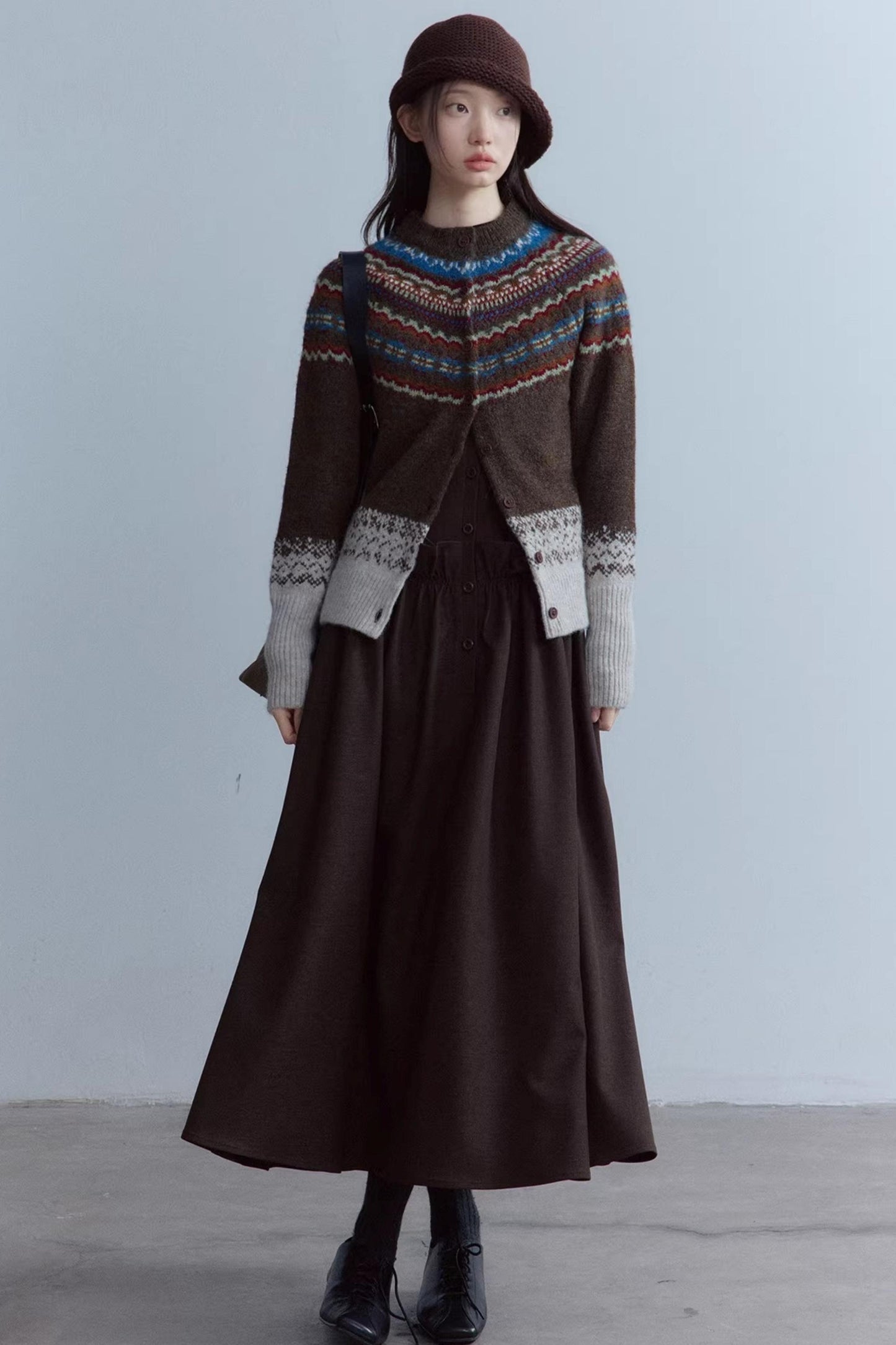 Wool Fair Isle Cardigan