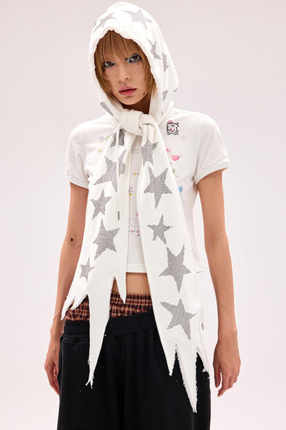 Starry Diamond Knit Beanie