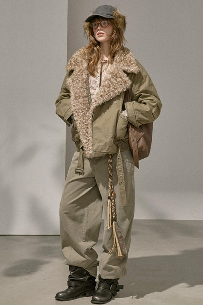 Luxury Riveted Casual Pants