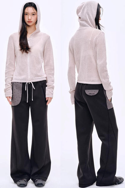 Polka Dot Air Layer Sweatpants