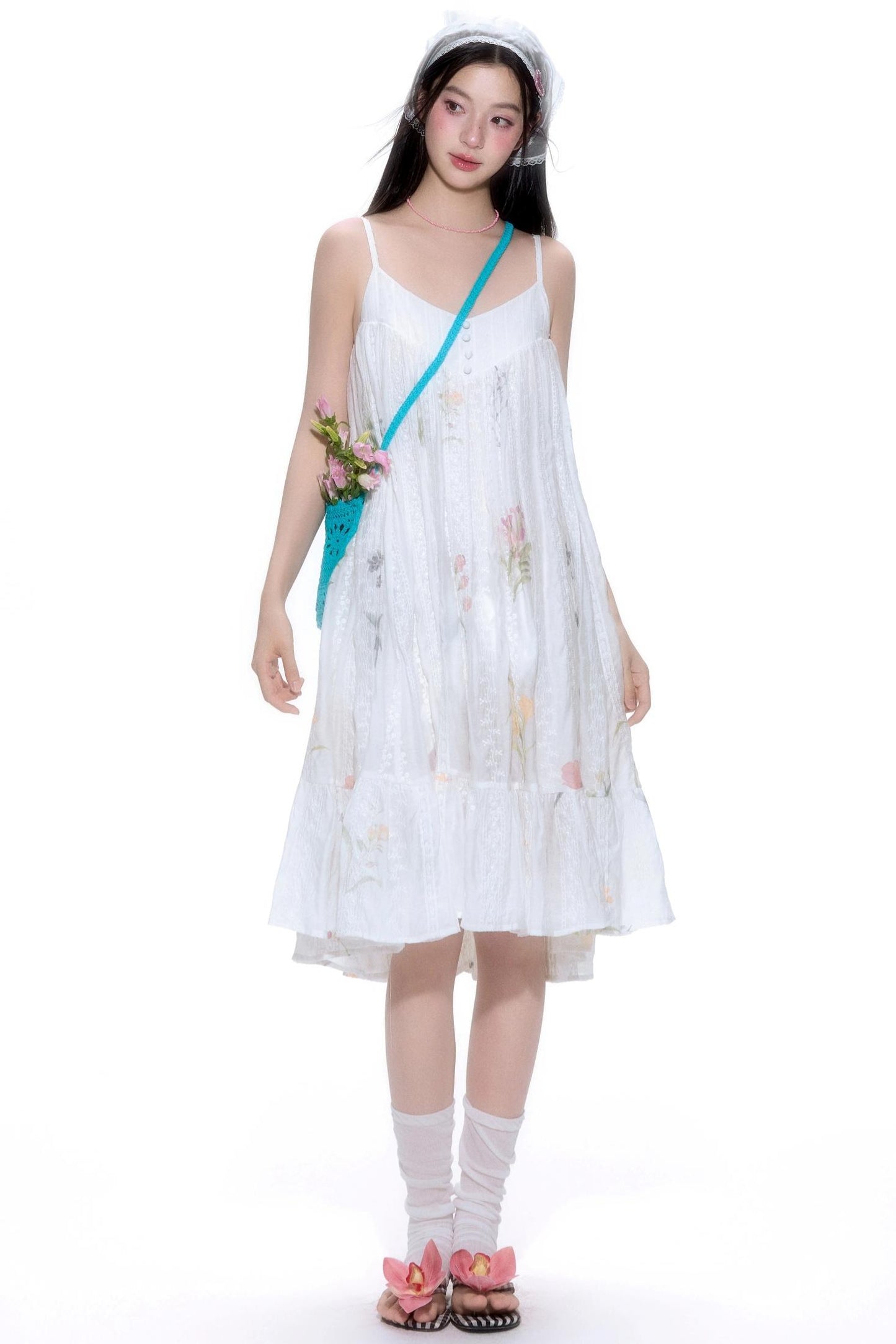 Bohemian Lace Halter Dress