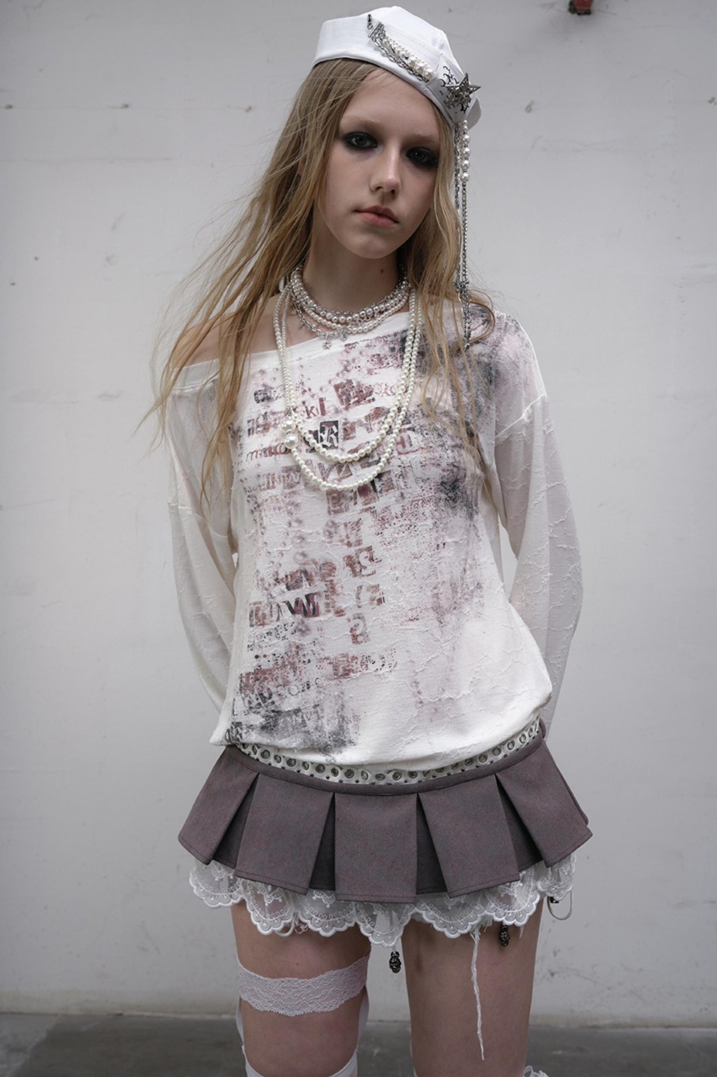 Slouchy One-Shoulder Tee