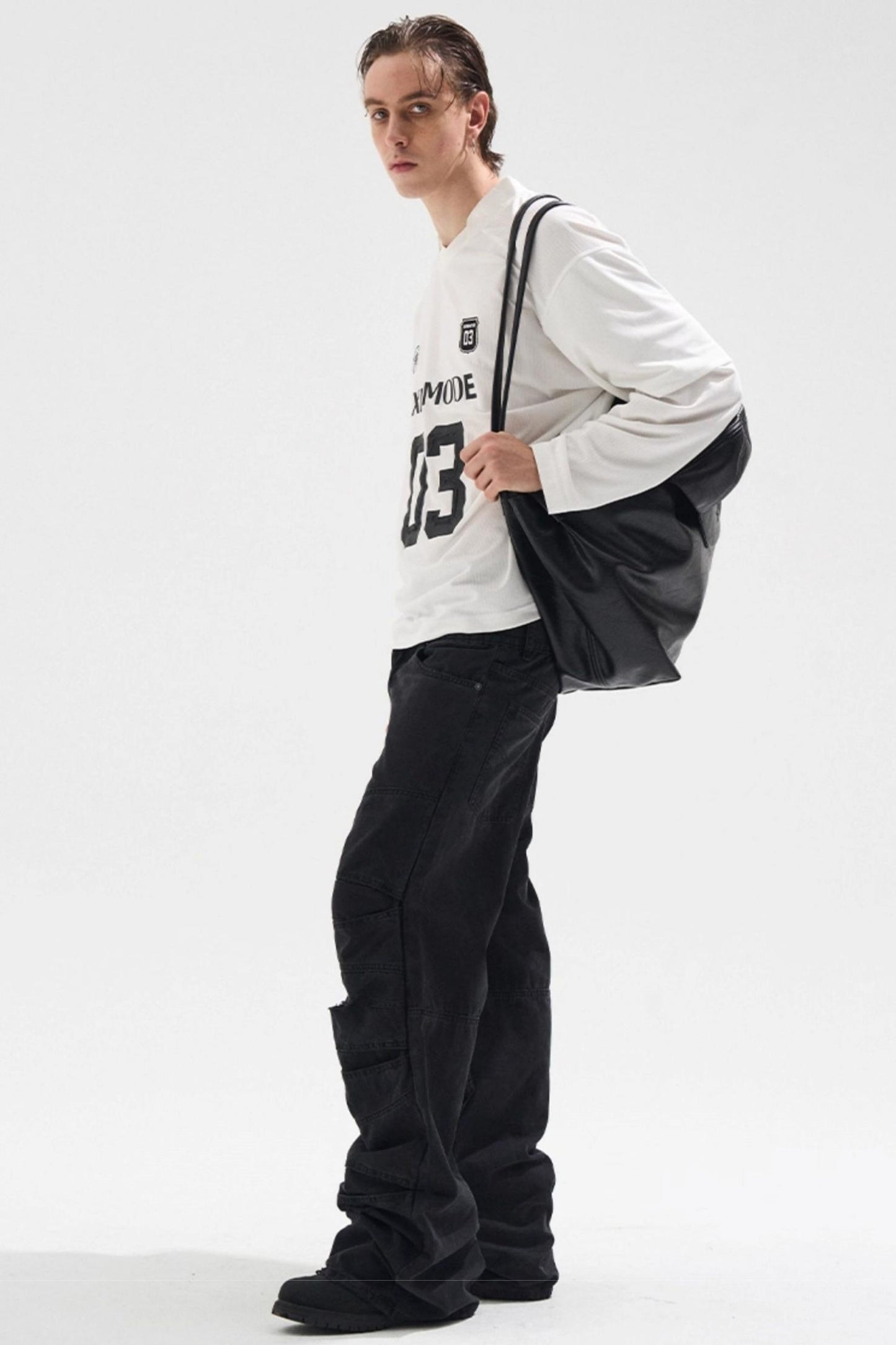 Striped Jersey Long Sleeve T-Shirt