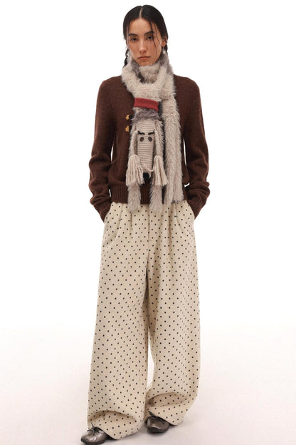 Mohair Wool Puppy Scarf