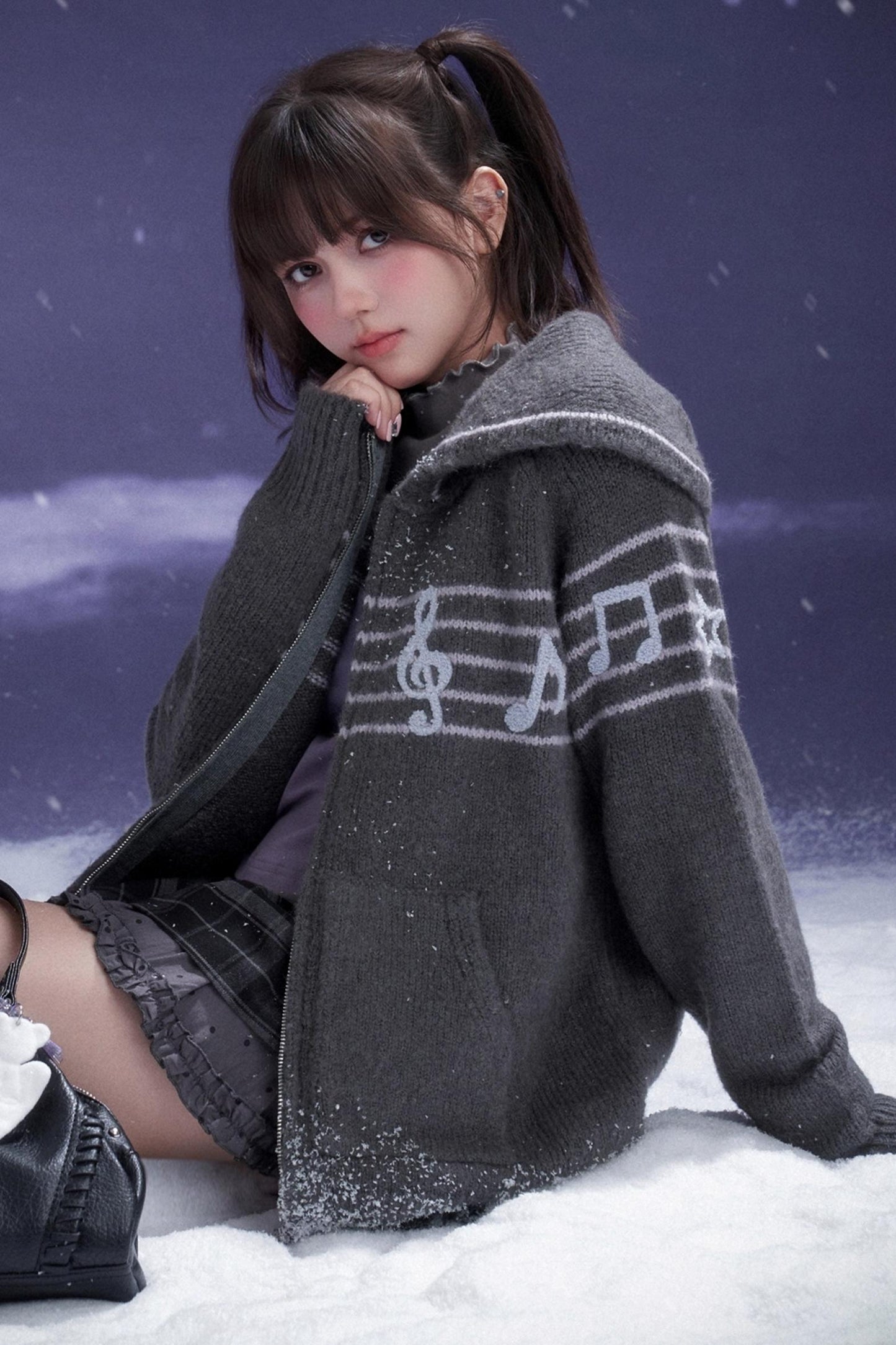 Sweet Cool Lapel Sweater