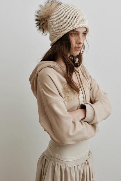 Heavy-Duty Embroidered Hooded Jacket