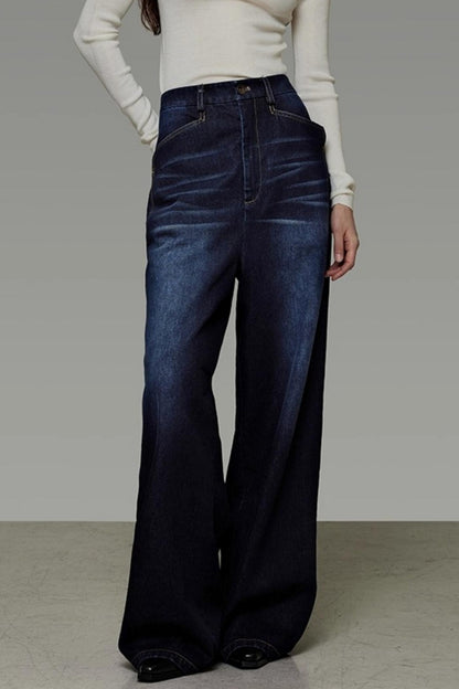 Vintage Winter High-Waisted Slimming Jeans