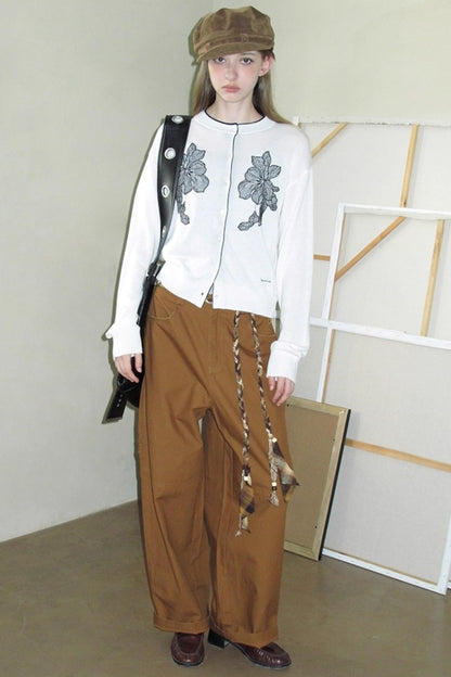 Light Wool Blend Cardigan