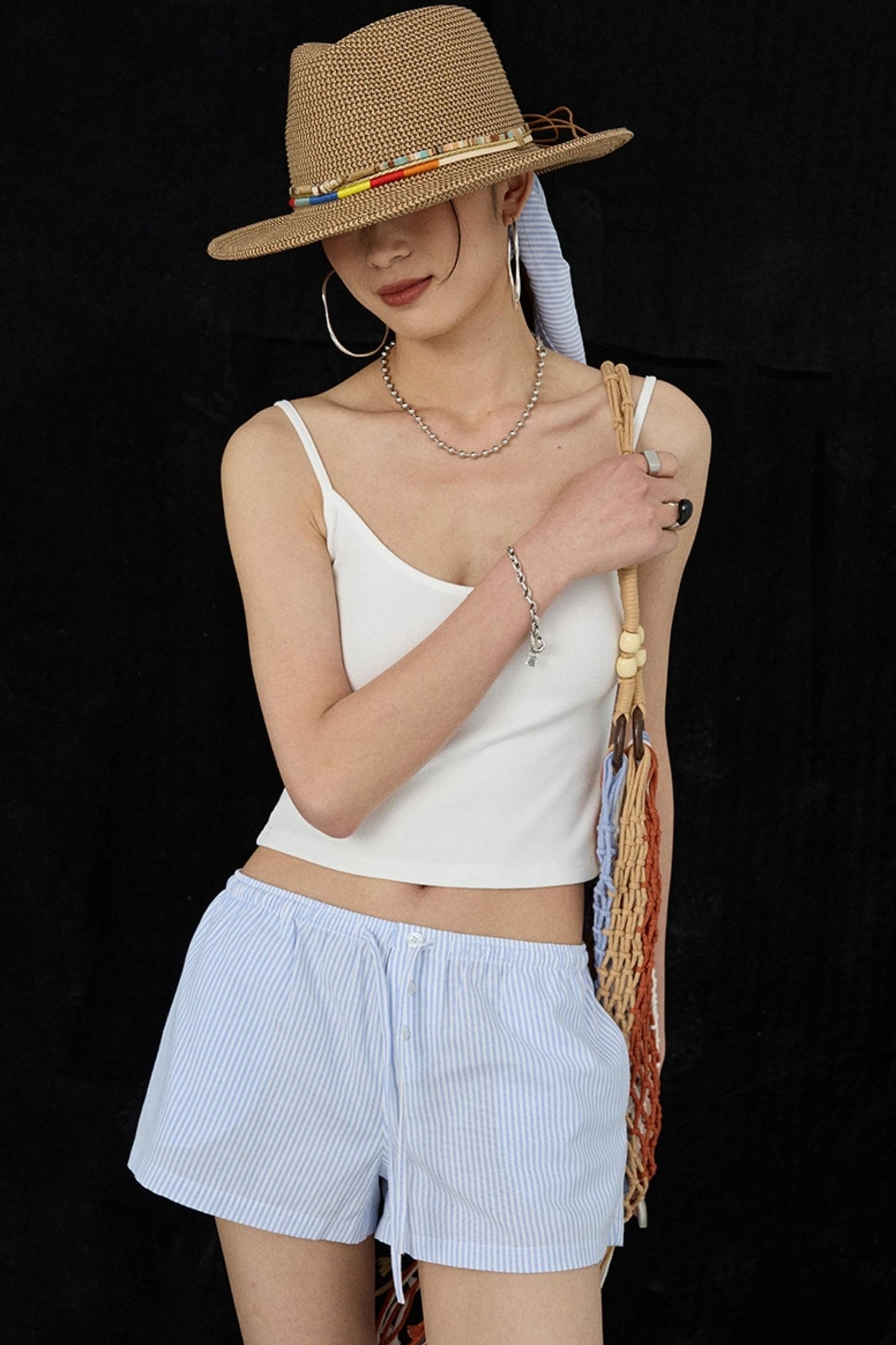 Striped Spring Shorts