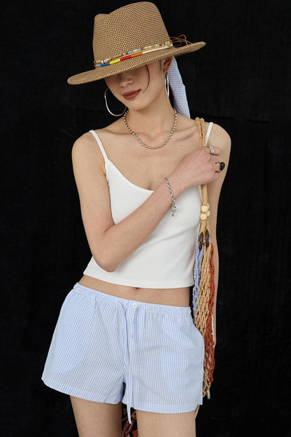 Striped Spring Shorts