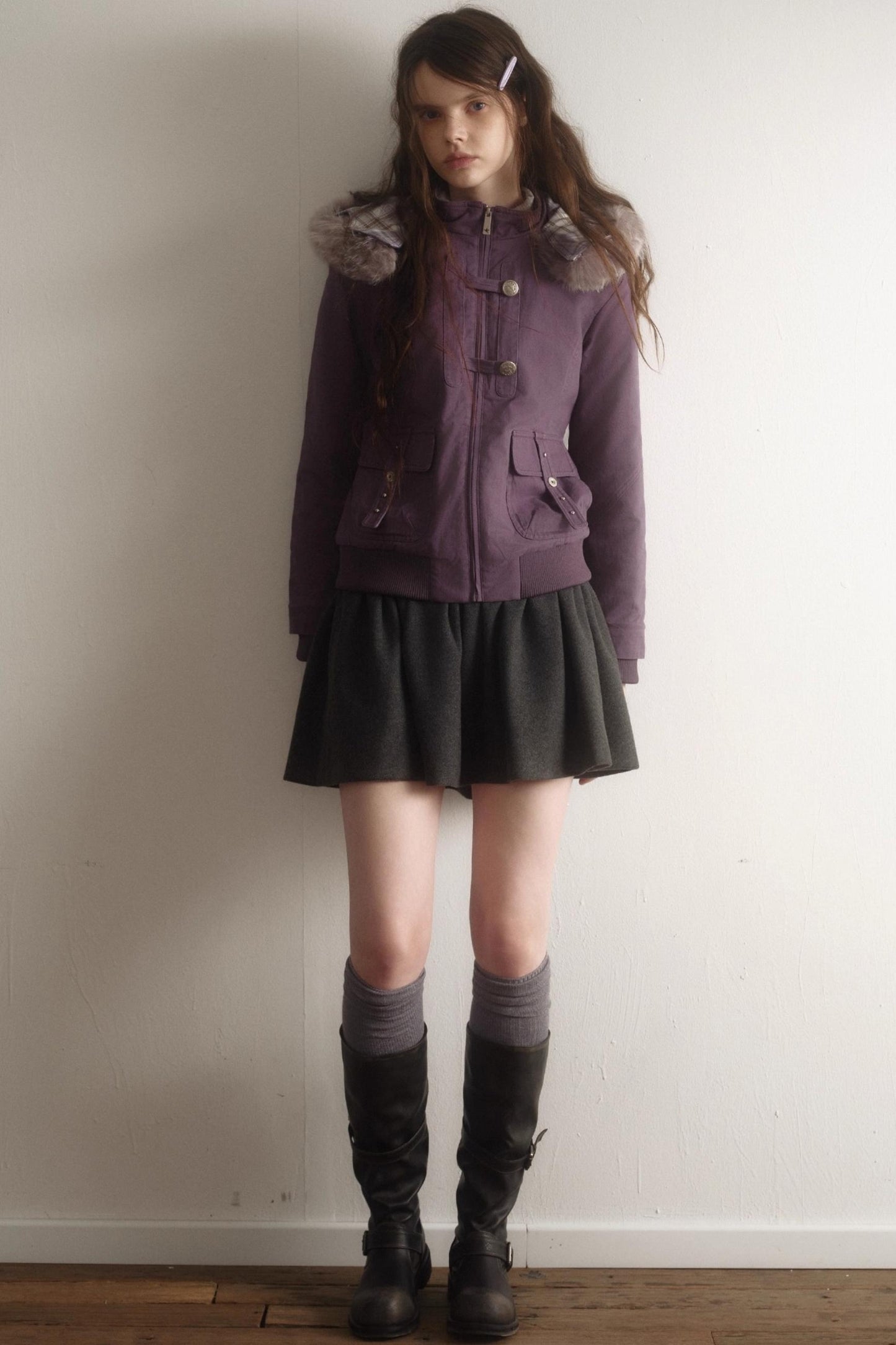 Purple Washed Vintage Jacket