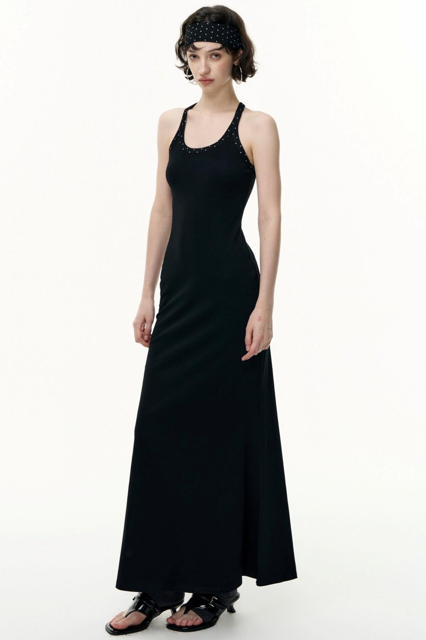 Tencel Striped Camisole Slim Dress