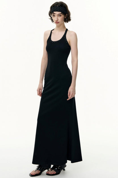 Tencel Striped Camisole Slim Dress