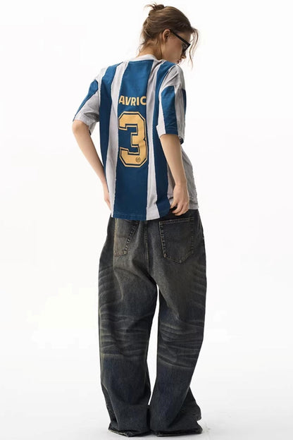 Striped Vintage Jersey Top