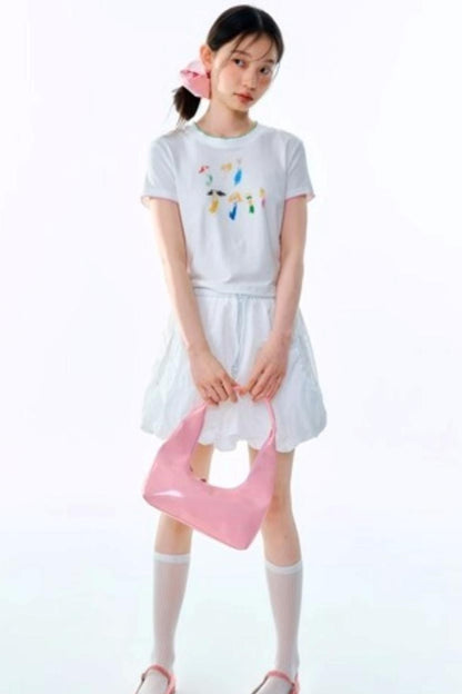 Mermaid Hand-Painted Tee