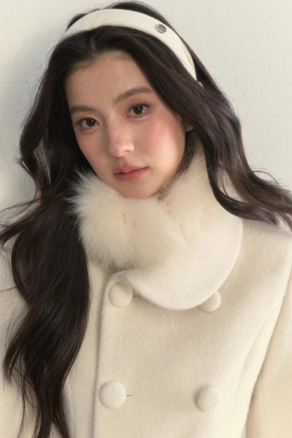 Double Breasted Low-Belt Mid-Length Coat