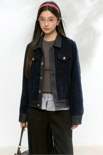 Autumn Retro Denim Jacket Set-Up