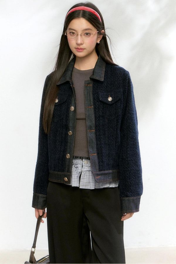 Autumn Retro Denim Jacket Set-Up
