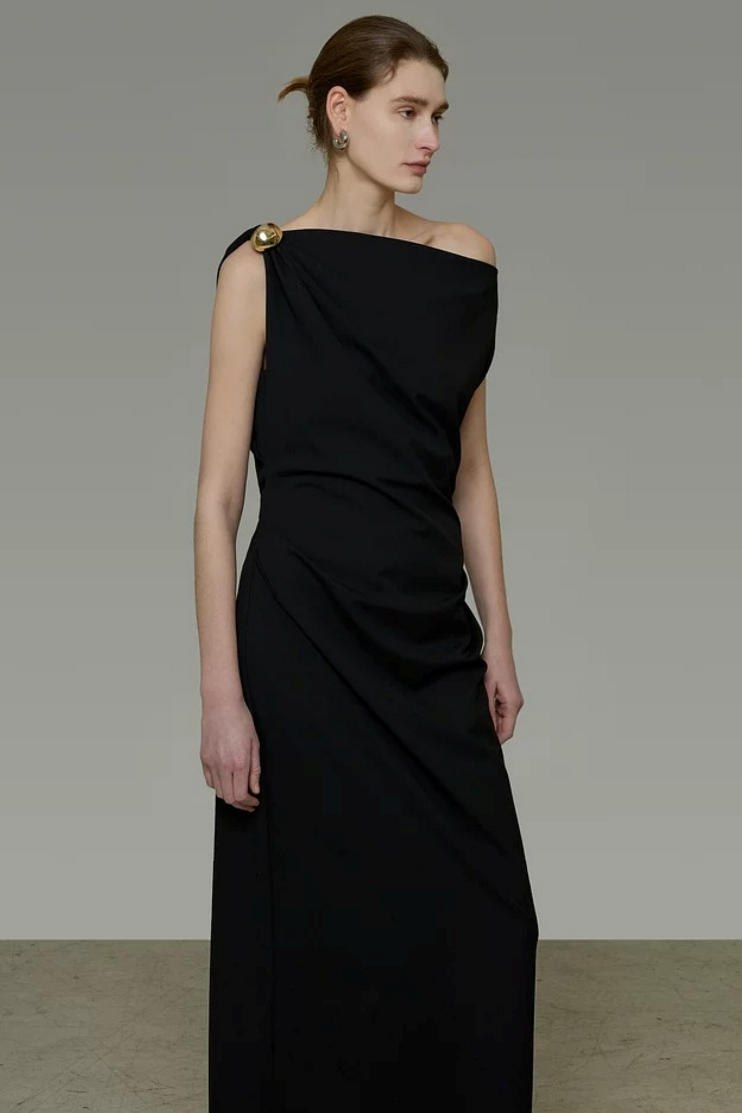 Unspoken Black Off-Shoulder Dress