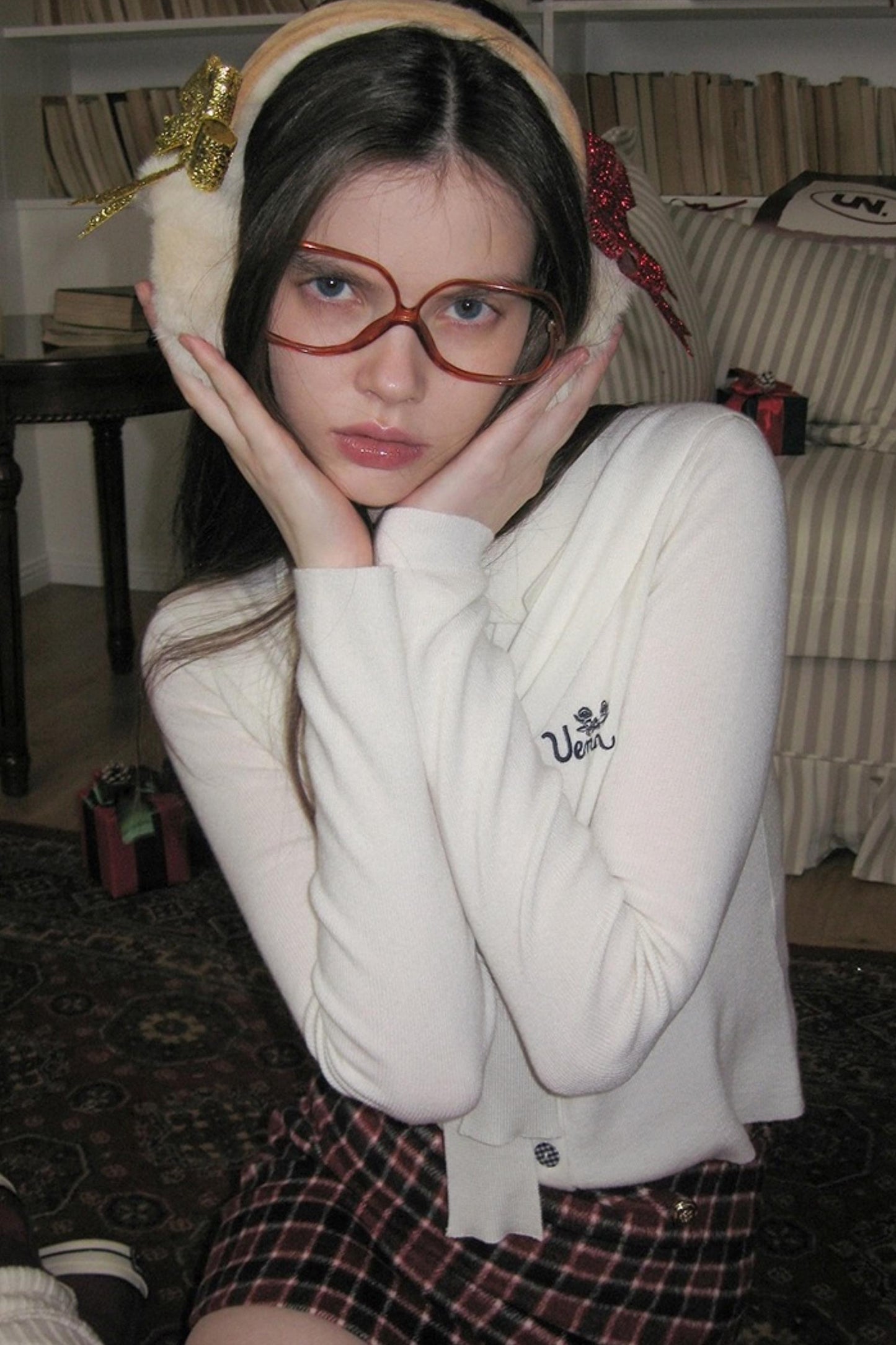 Color-Blocked Wool Top