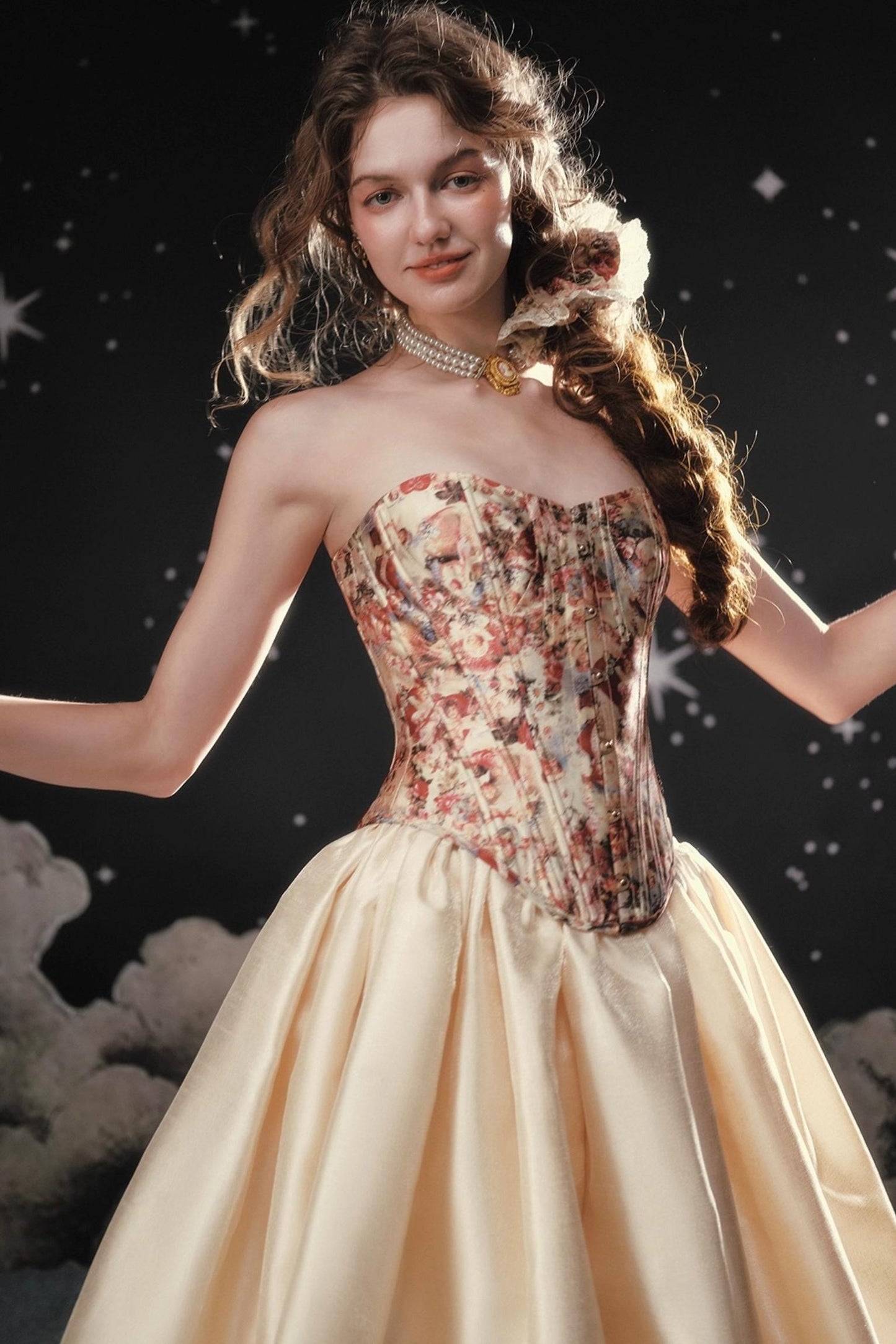 Noble Lace Pearl Accessories Set-Up