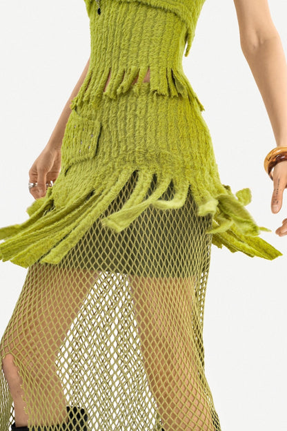 Plush Mesh Skirt Set-Up