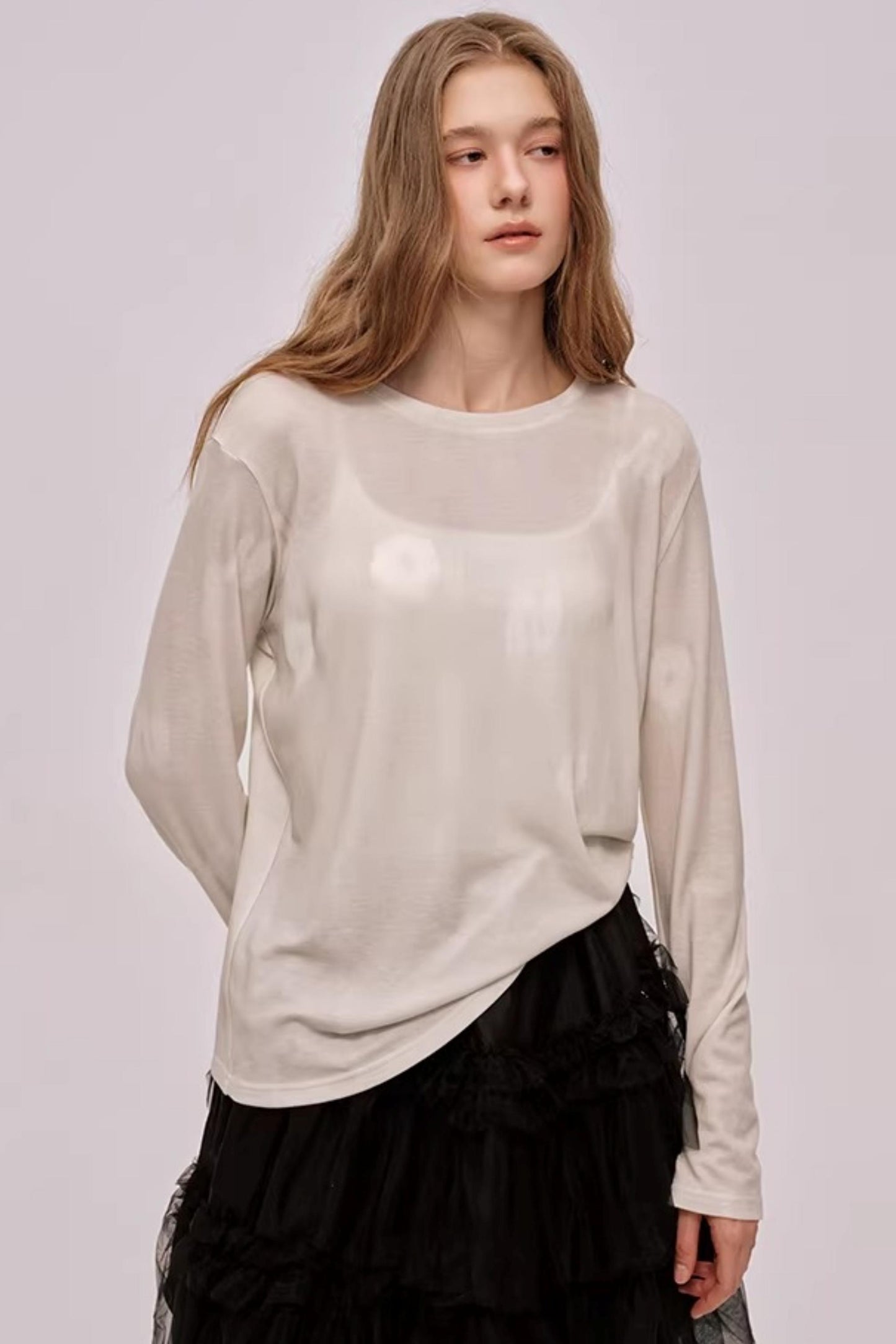 Lyocell Merino Wool Blend Sweater