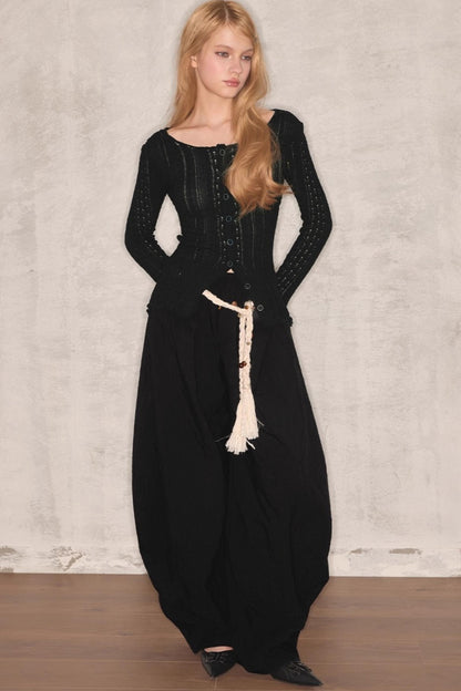 Lazy Retro Loose Casual Pants