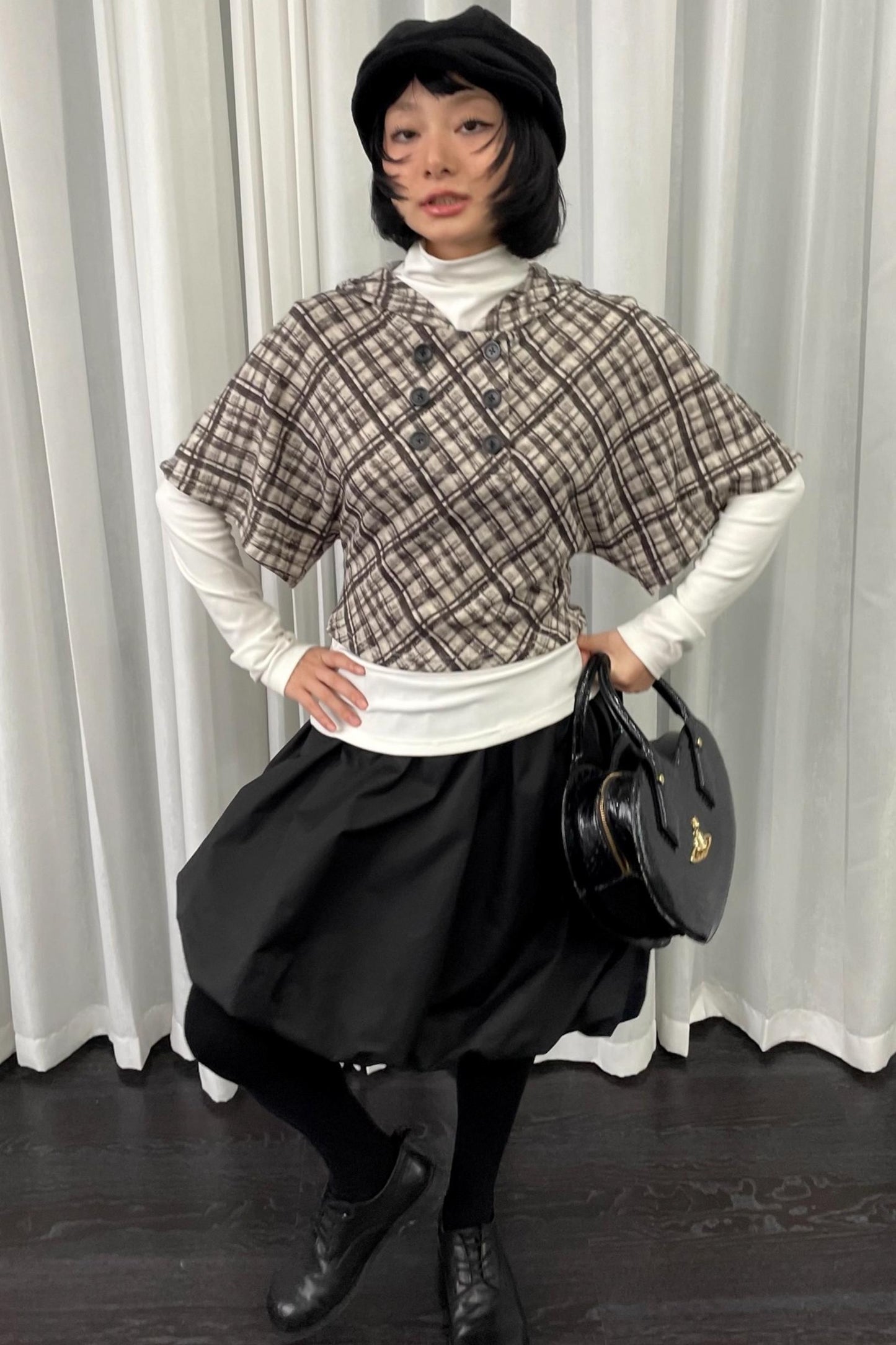 Striped Hooded Sweatshirt