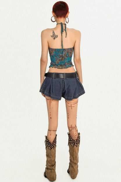 Mollieu Vintage Mesh Top