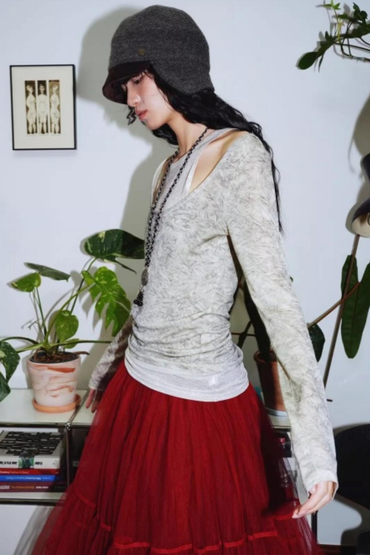 Vintage Acetate Knitted Top