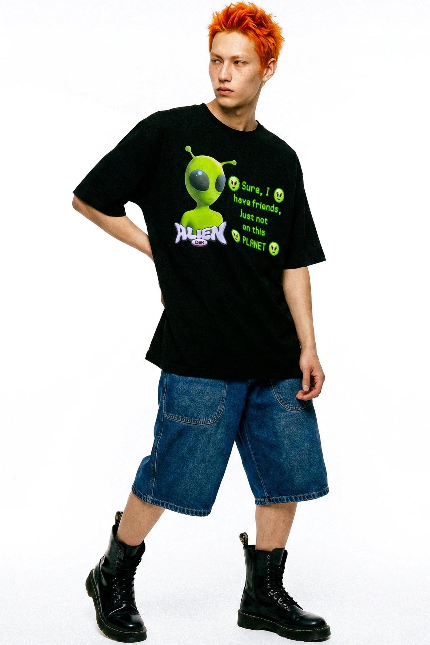 Alien Y2K Street T-Shirt